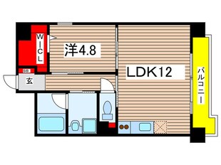 ウィスタリア立花の物件間取画像